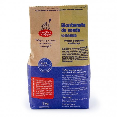 Bicarbonate de soude - La droguerie ecologique - 1kg