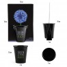 Kit de plantation black - Fleur Bleuet - Radis et Capucine