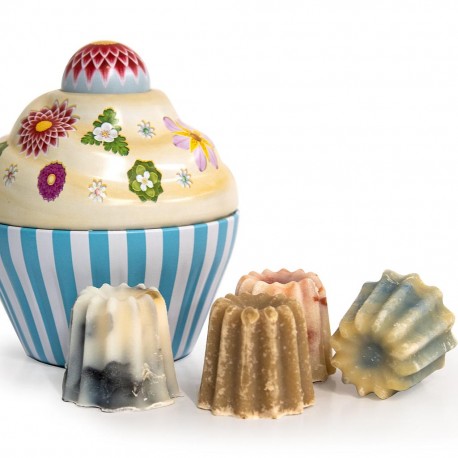 Set de 7 mini savons boite Cupcake - Savonnerie de Rablay