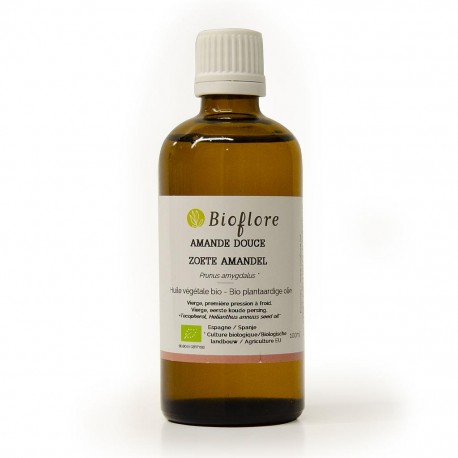 Amande douce vierge bio 1ère pression - Bioflore - 100 ml