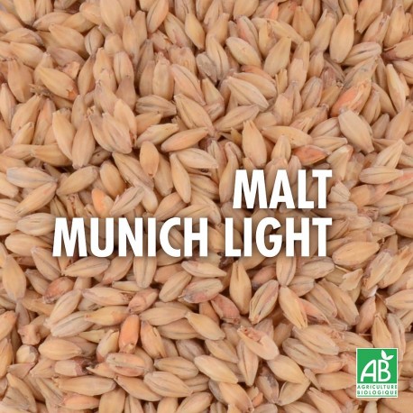 Malt Munich Light  (base) Bio pour bière15 EBC